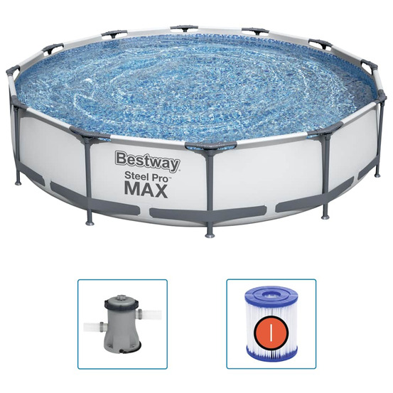 Ensemble de piscine steel pro max 366x76 cm