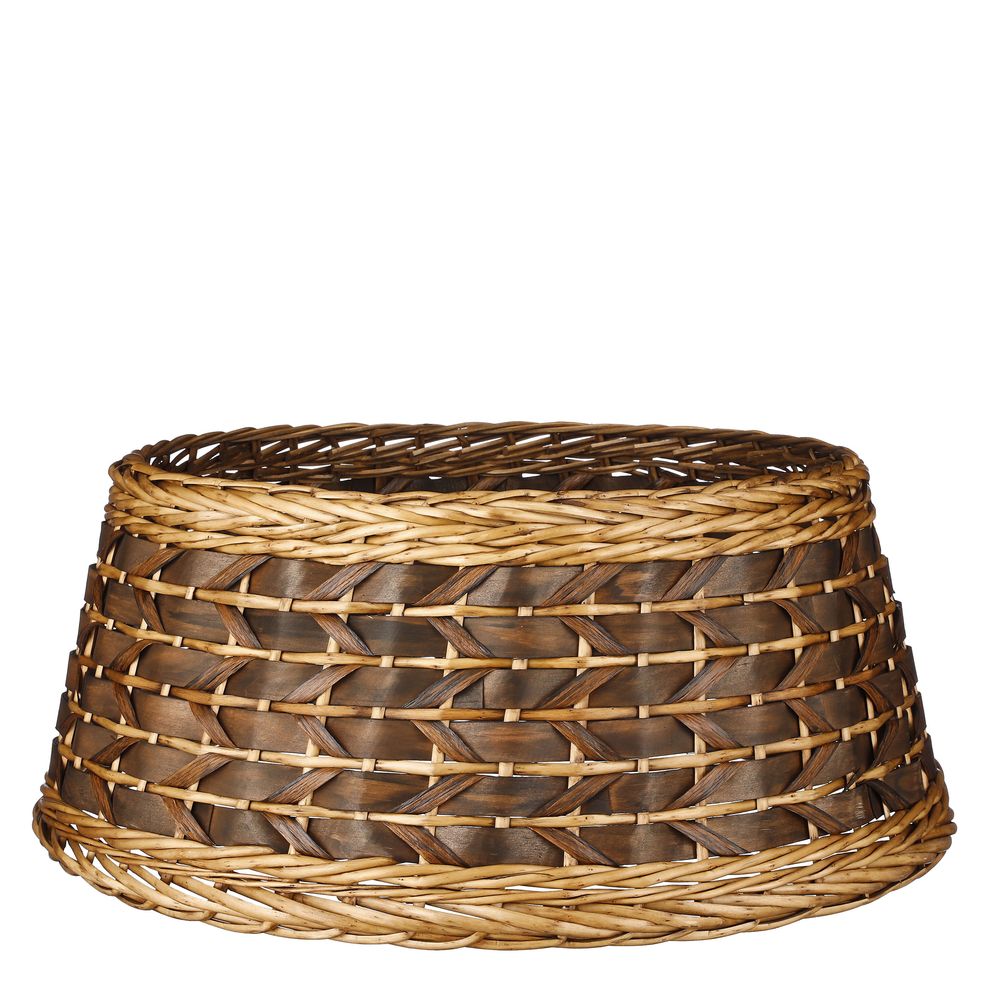 Rebecca Mobili Jupe pour Sapin de Noël Samanea 25x56x56 Jute Beige