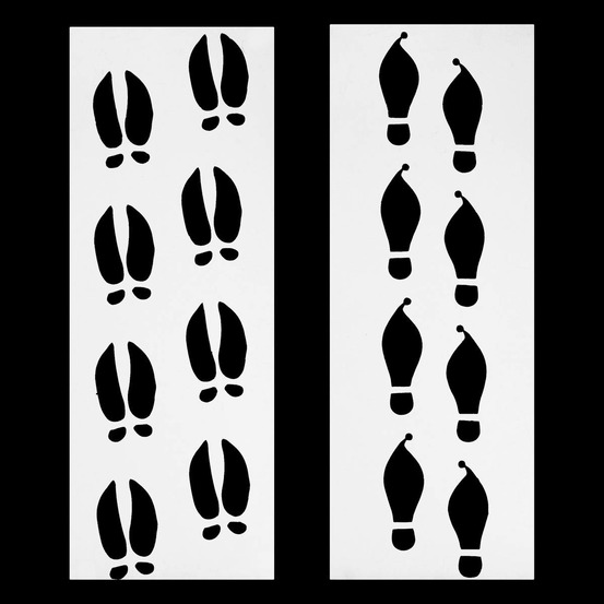 Pochoir pvc pas elf/rn/pn 2ass