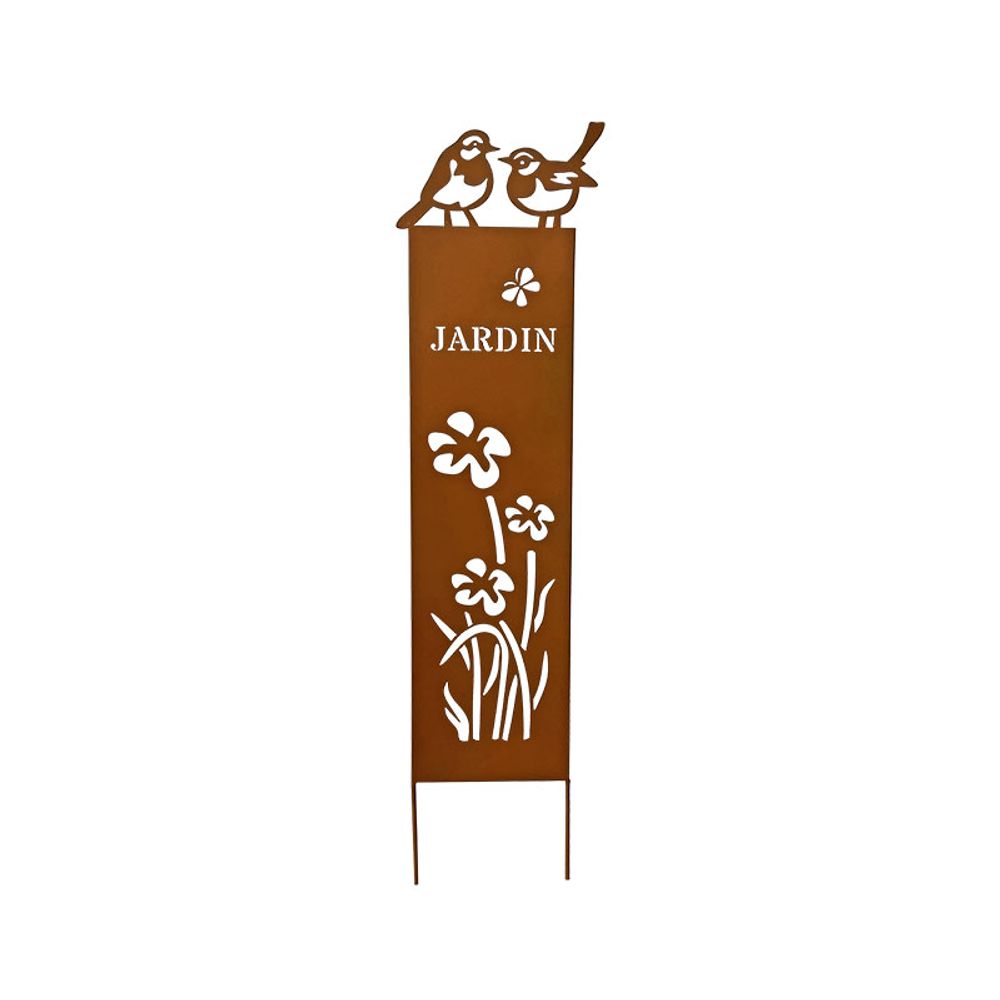 Treillage jardin fleuri 18x80cm