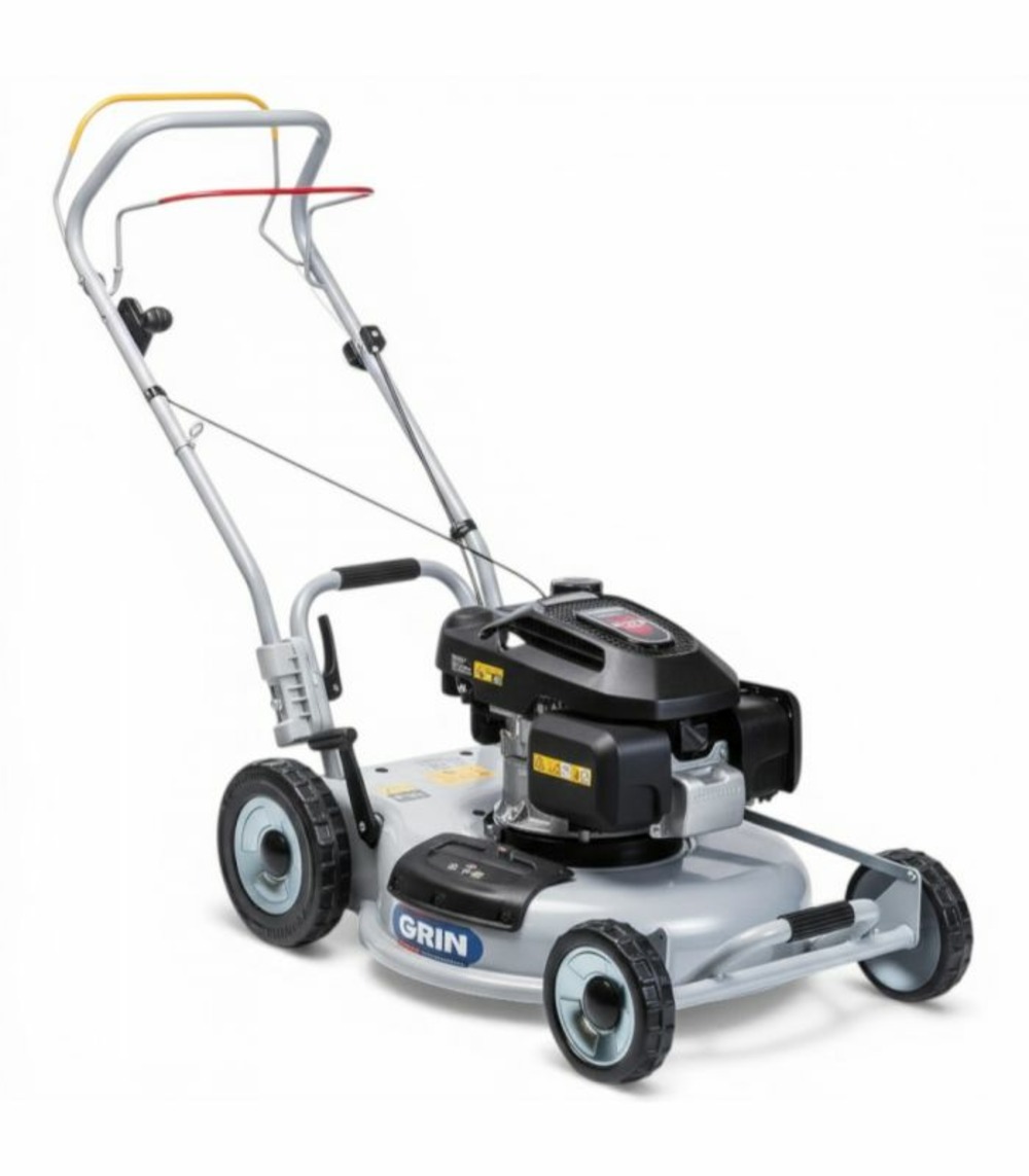 Tondeuse thermique mulching 53 cm, traction, moteur honda gcv170 166 cm³ - grin hm53a-honda
