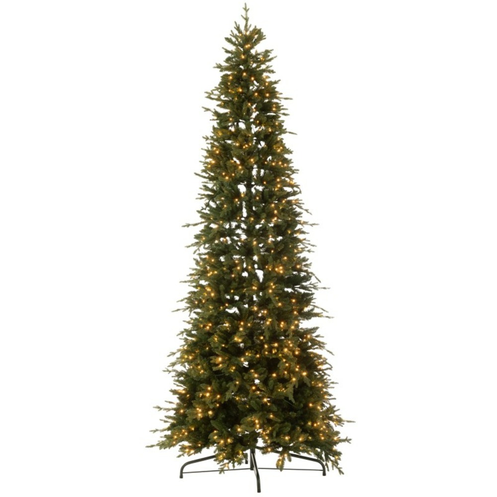 Sapin de noël artificiel 900 led en métal vert h.320 cm h320