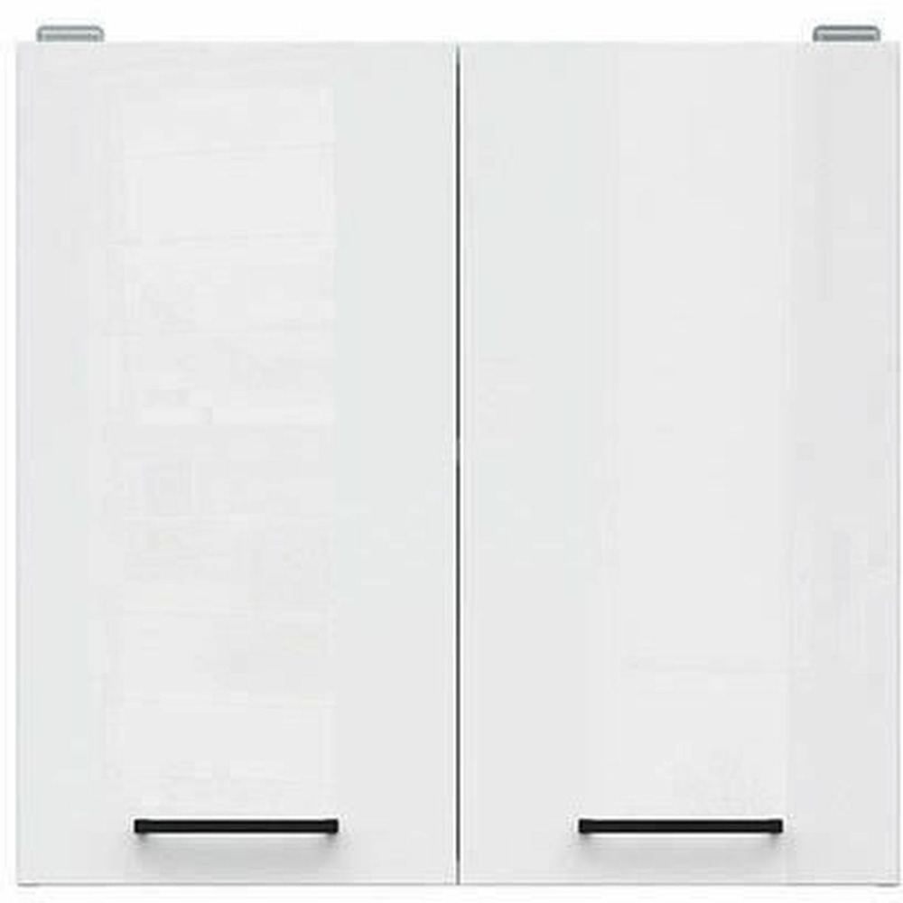 Meuble haut 60 cm - 2 portes - blanc brillant