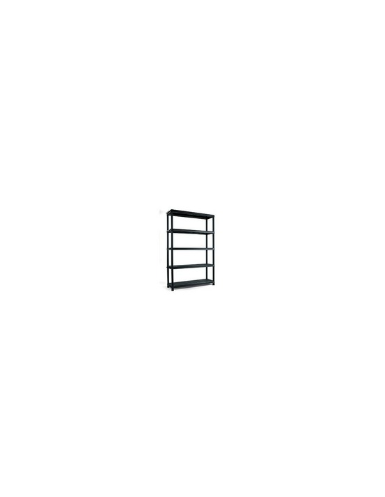 Etagere 5 tablettes avec renfort charge lourde 120 x 40 x 187 cm - abm