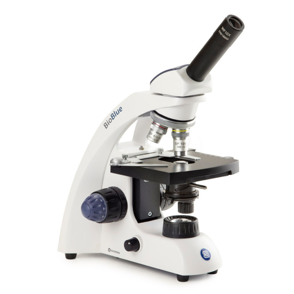 Microscope monoculaire bioblue - platine x-y - 4x/10x/40x