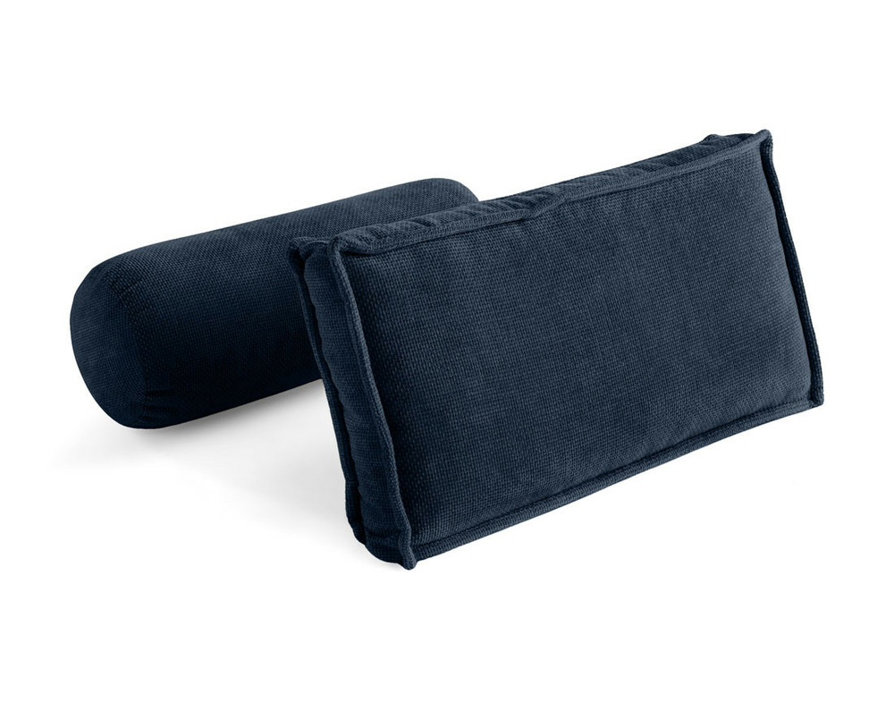 Marisol - lot de deux coussins de dossier - velours texturé