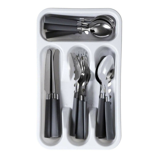 Ménagère 16 pièces & range-couverts