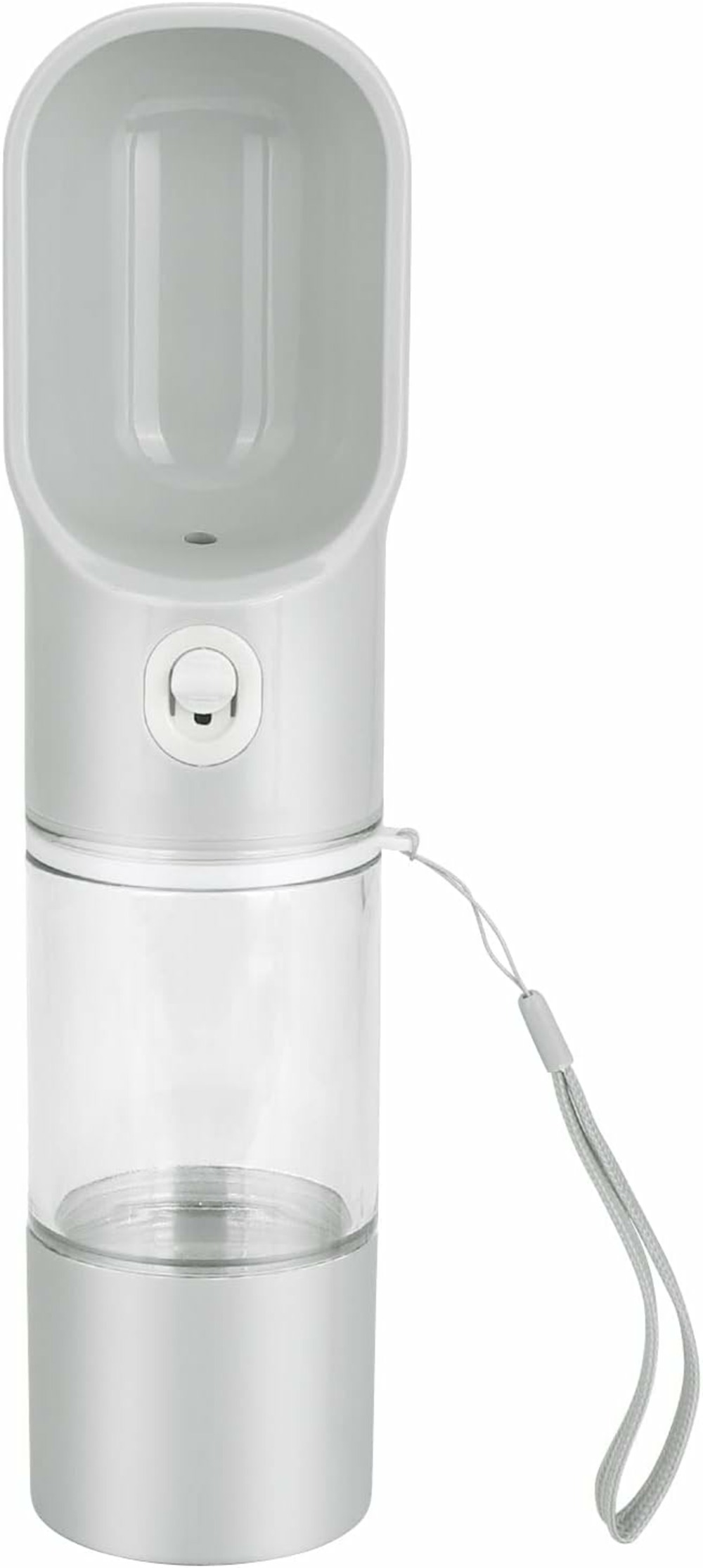 Bouteille d'eau pour chien blanc