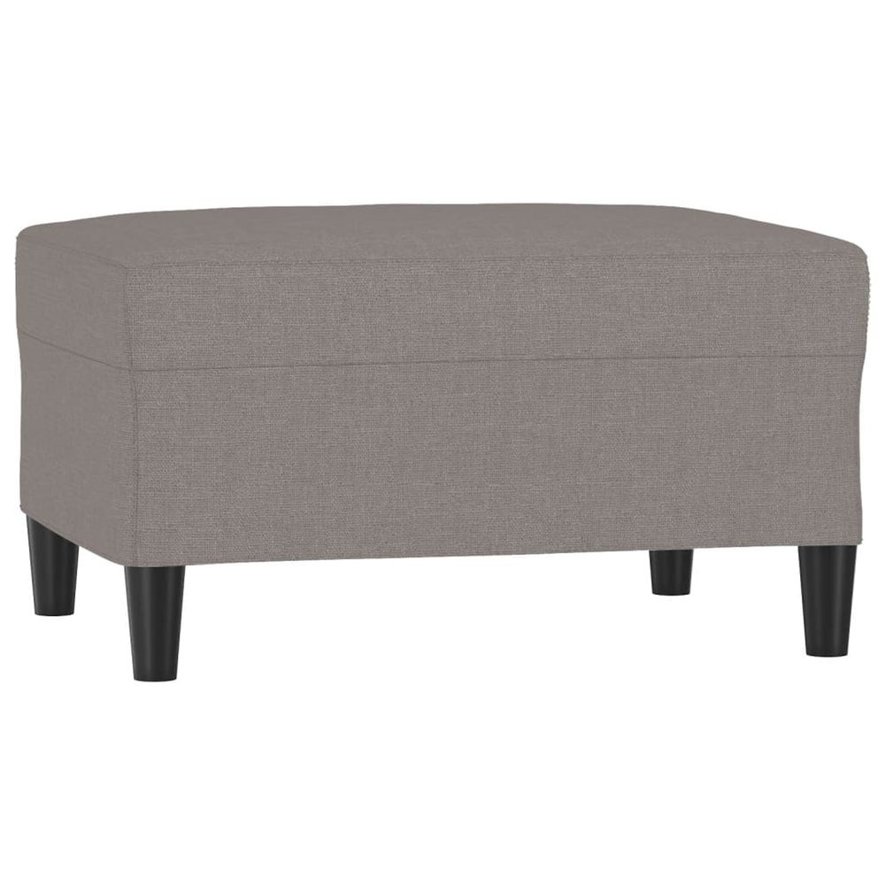 Repose-pied taupe 70x55x41 cm tissu