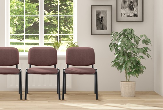 Chaise visiteur ken tissu