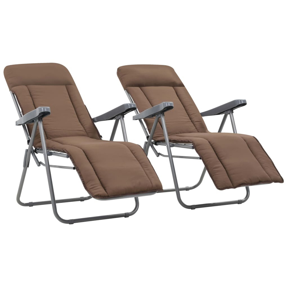 CHAISES PLIABLES DE JARDIN A 2-(867905)