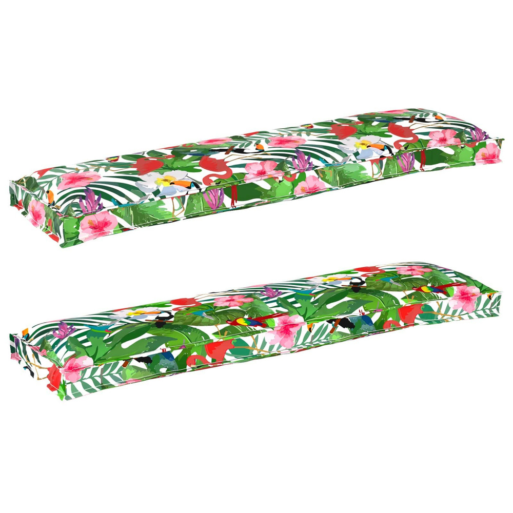 Set de coussins de palette floral 2 pcs jungle tropicale