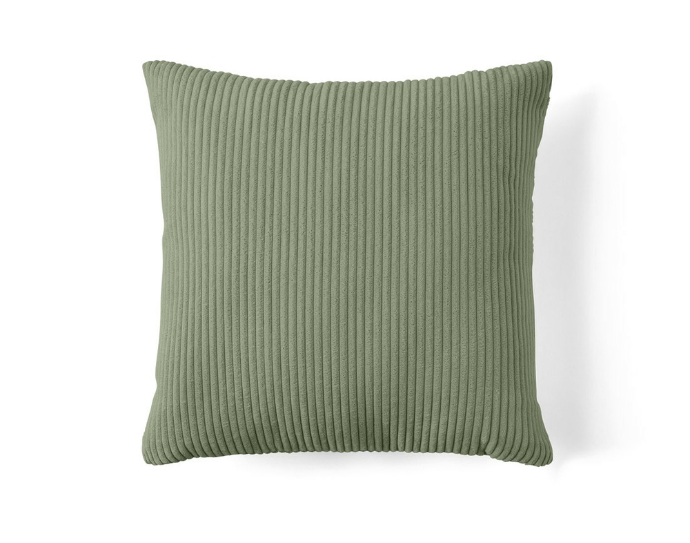 Selma - coussin - en velours côtelé - 60x60 cm