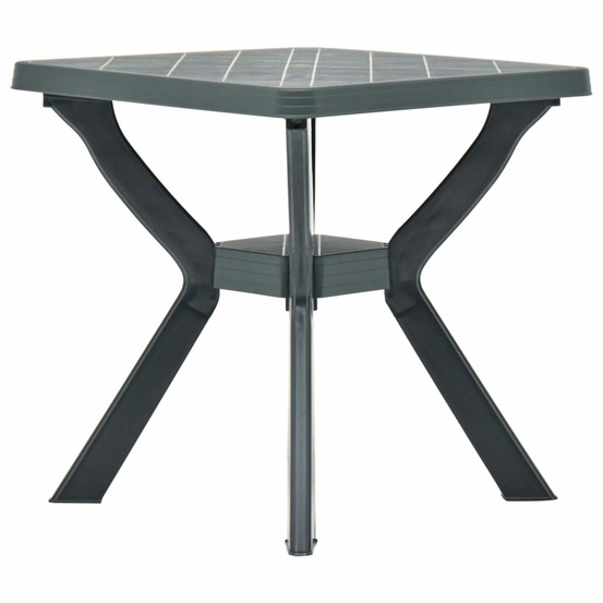 Table de bistro vert 70x70x72 cm plastique