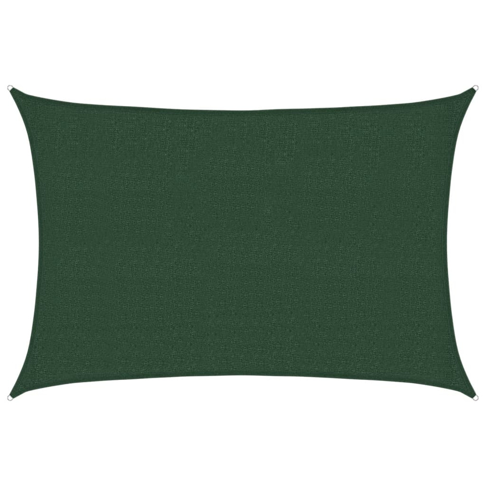 Voile d'ombrage 160 g/m² vert foncé 2,5x3,5 m pehd