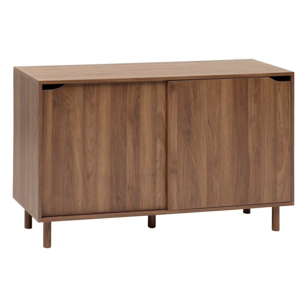 5five - buffet 2 portes slidy bois foncé