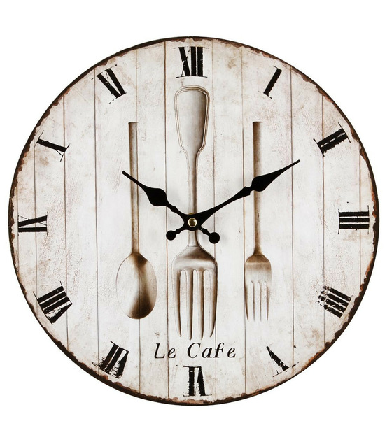 Pendule murale en bois d 28 cm