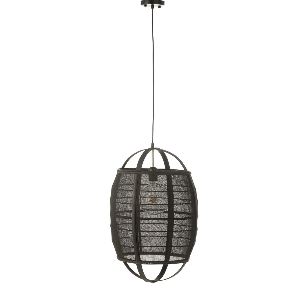 Jline - suspension luminaire en lin et bambou