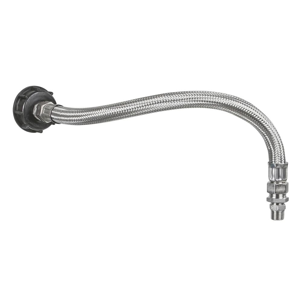 Kit de raccordement pour conteneurs ibc - avec tuyau flexible armé