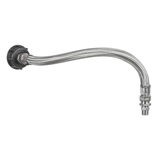 Kit de raccordement pour conteneurs ibc - avec tuyau flexible armé