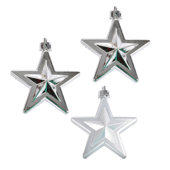 Set de 3 suspensions etoiles noel