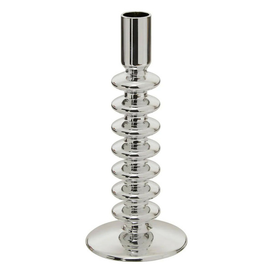 Bougeoir design torsadé en verre