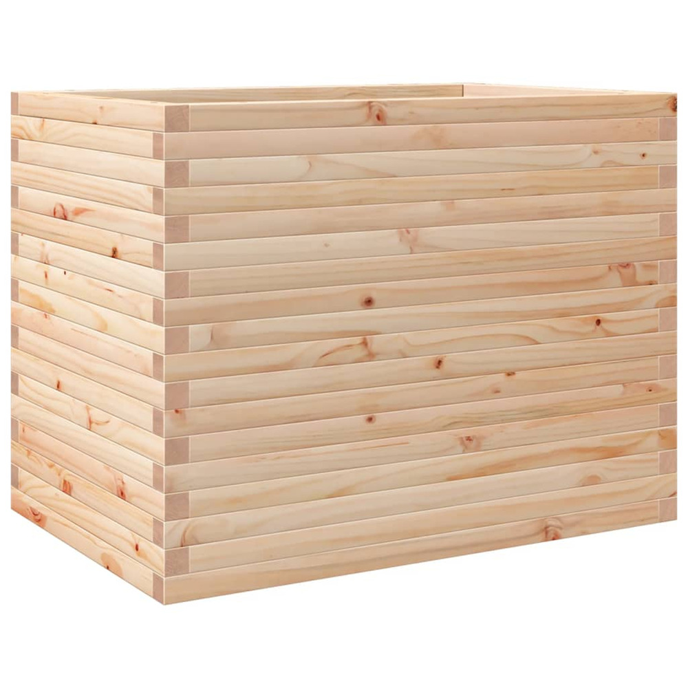 Jardinière d'extérieur 90x60x68,5 cm bois de pin massif