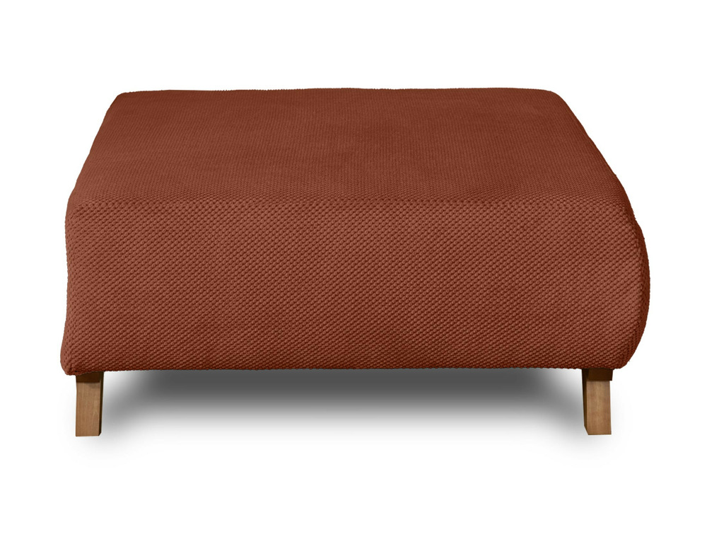 Cristal - pouf modulable - 95 cm - en velours texturé