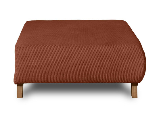 Cristal - pouf modulable - 95 cm - en velours texturé