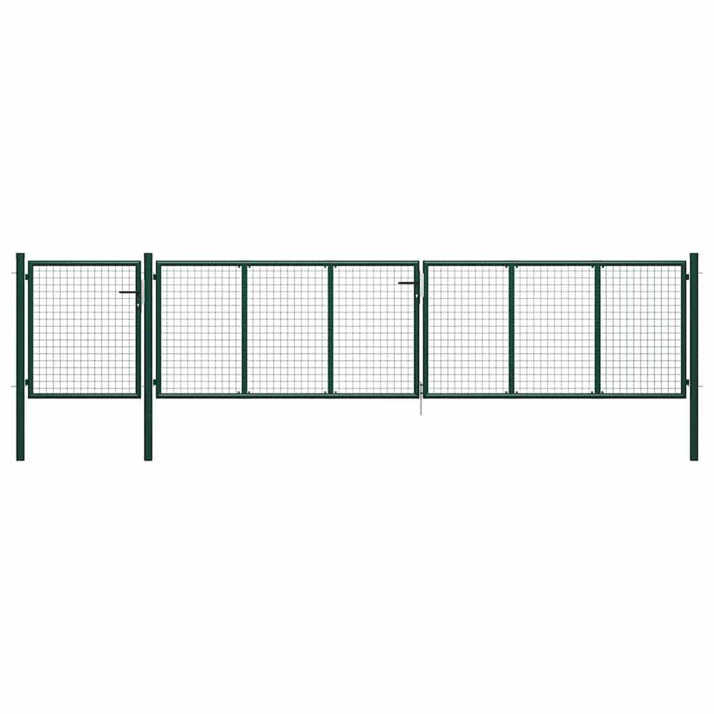 PORTAIL DE JARDIN ACIER 500 3-(864137)