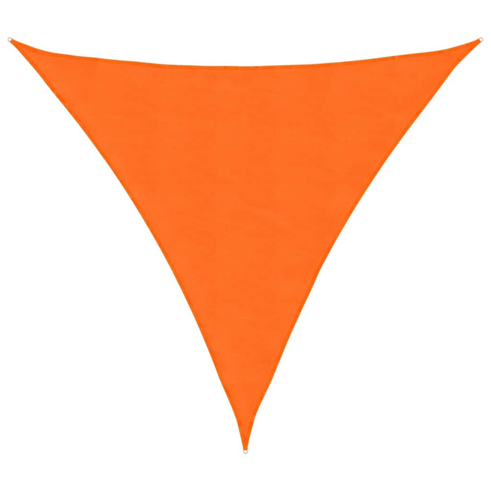 Voile de parasol tissu oxford triangulaire 4,5x4,5x4,5 m orange