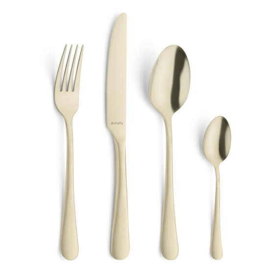 Austin - ménagère 24 pièces champagne