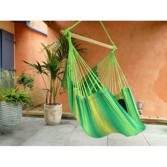 Hamac chaise mariposita xxl soleil vert