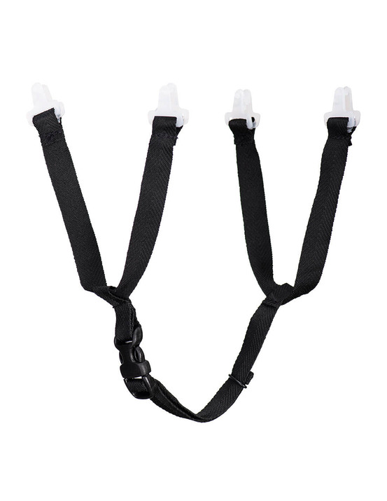 Mentonnière 4 points pour un travail sûr - noir - portwest