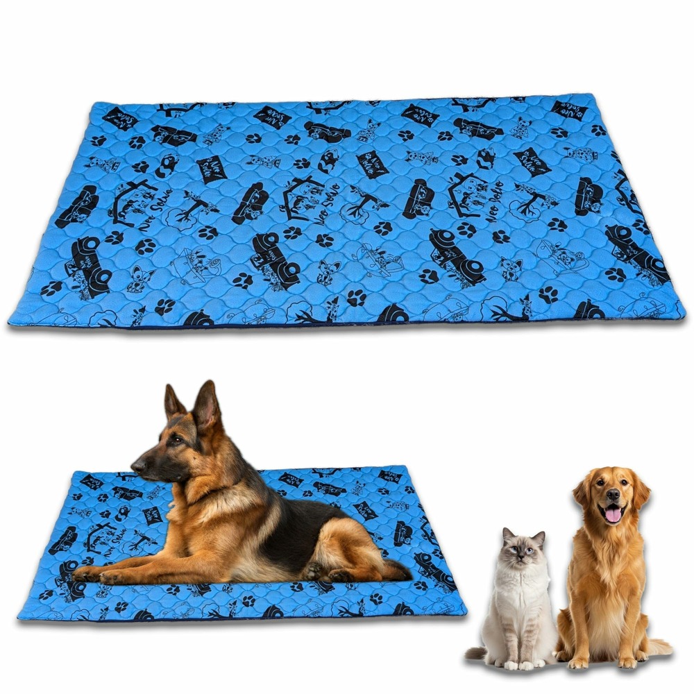 Tapis imperméable et confortable pour chien et chat- 105 x 105 cm - lavable en machine