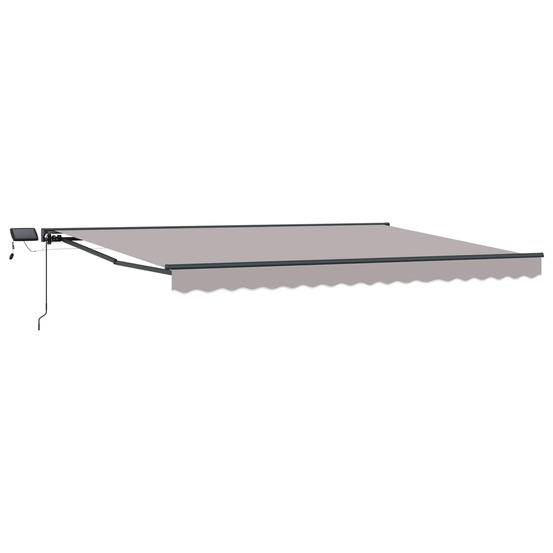 Cadre de store manuel avec leds 4 × 3 m
