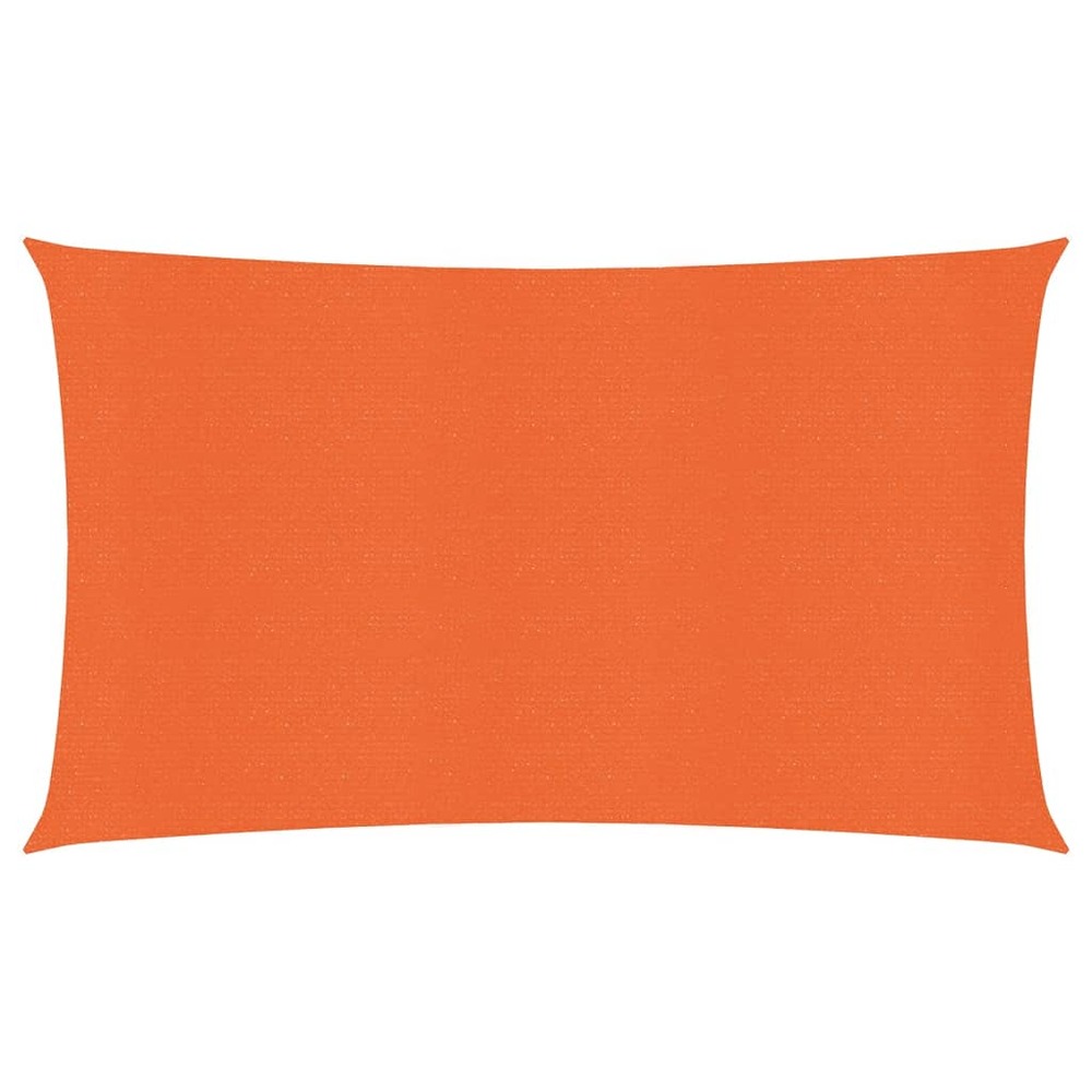 Voile d'ombrage 160 g/m² rectangulaire orange 4x7 m pehd