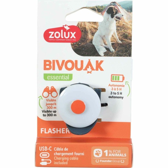 Flasher lumineux usb bivouak