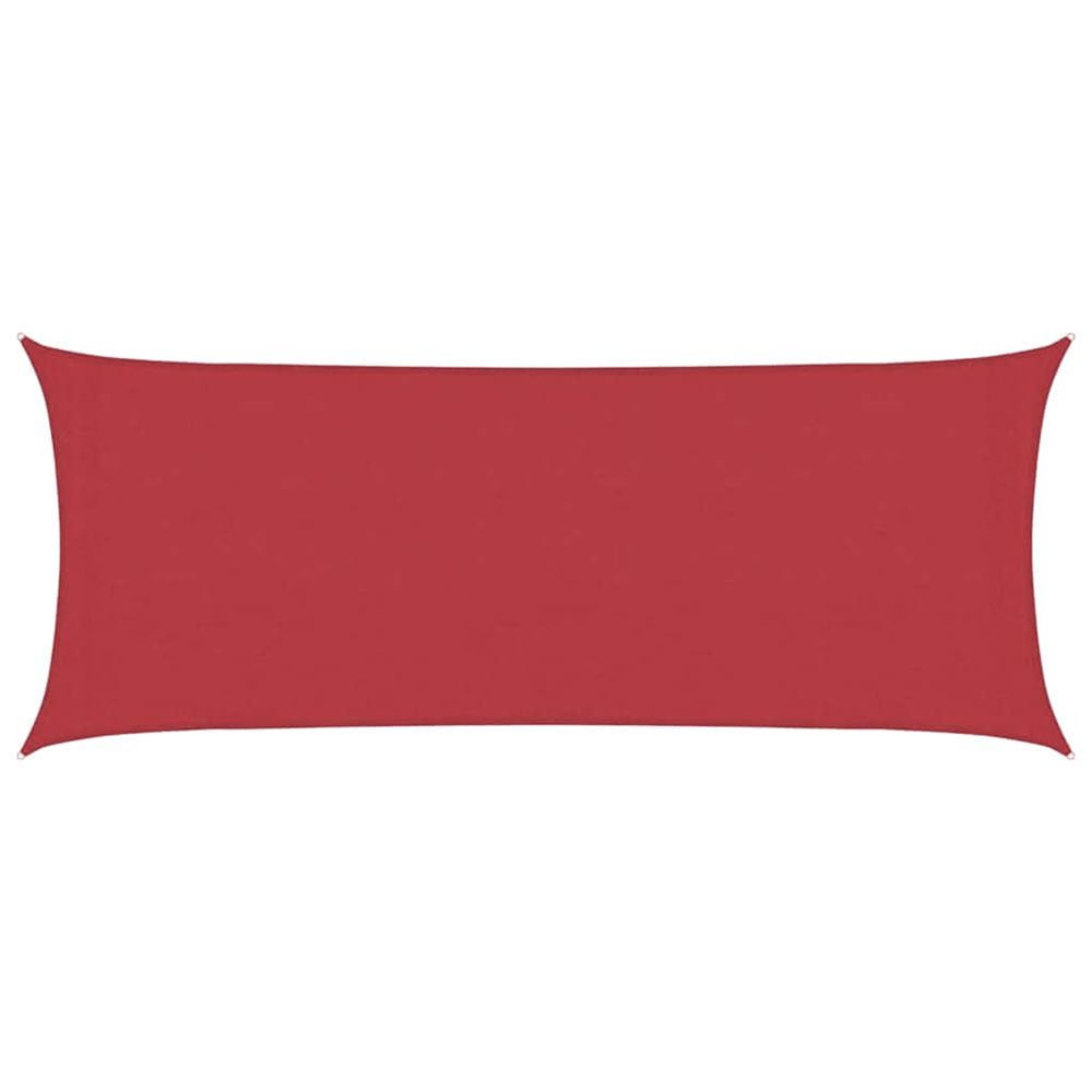 Voile d'ombrage 160 g/m² rouge 2x4,5 m pehd