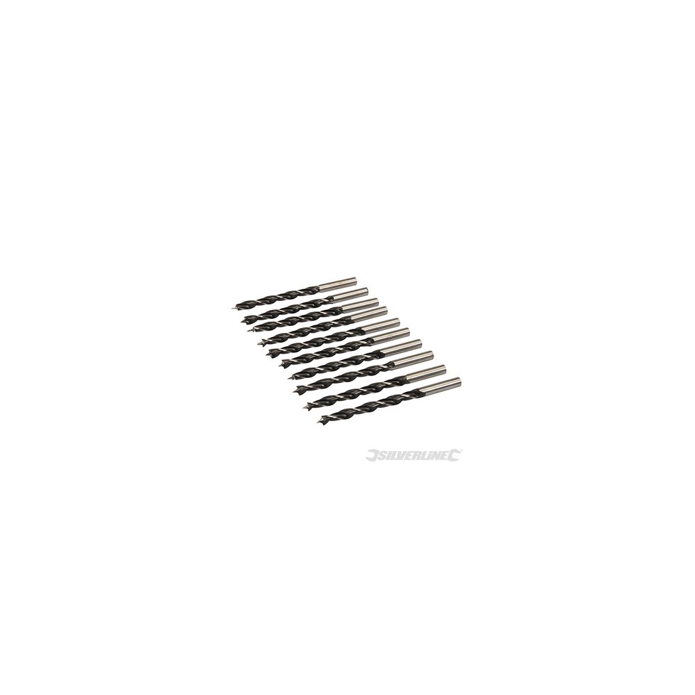 Silverline - forets à bois, 10 pcs - 6 mm