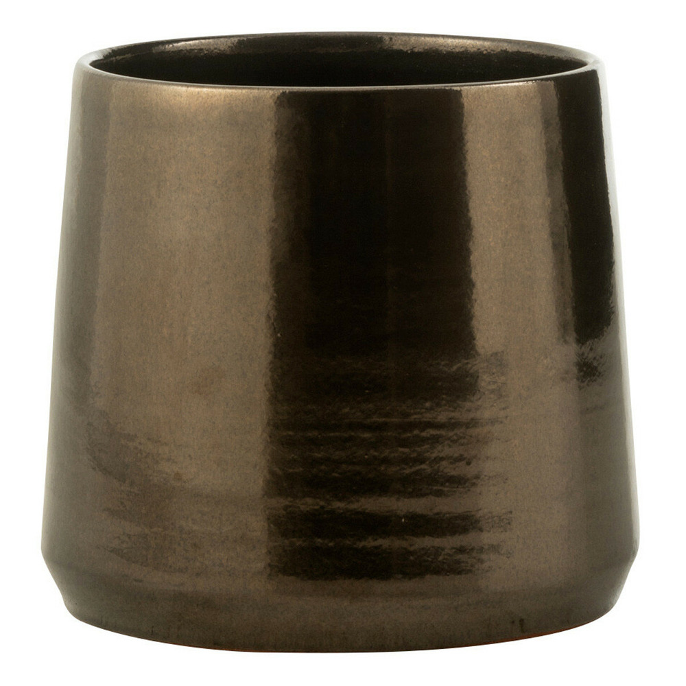 Cache-pot en terre cuite terra 24cm or