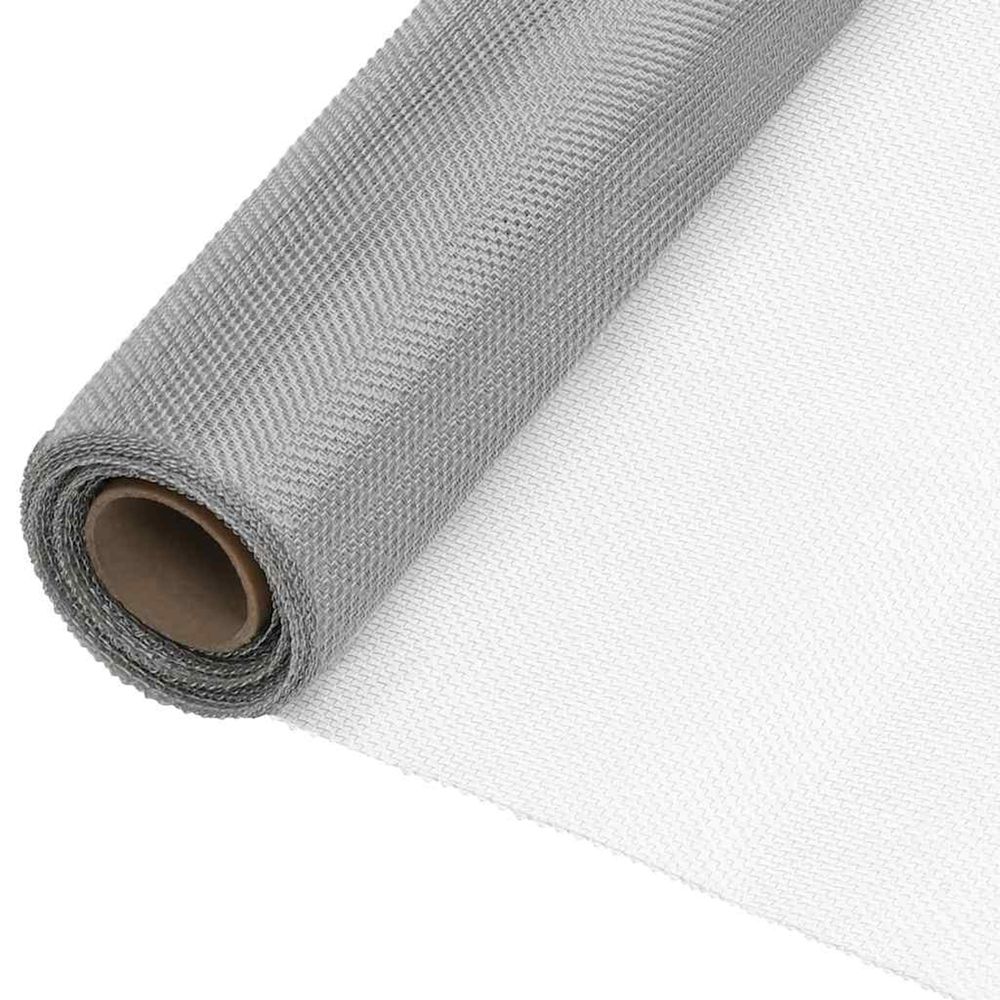 Mailles 112 x 2000 cm acier inox 304 argenté