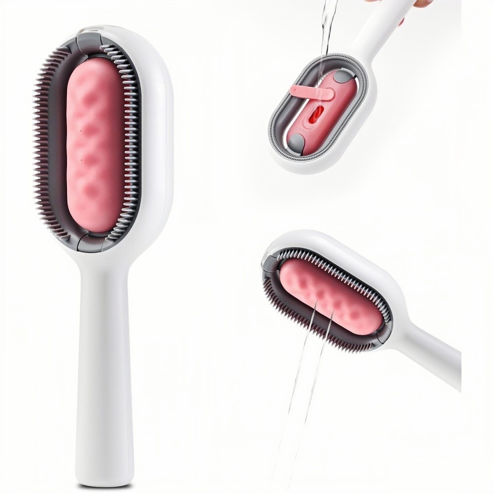 Brosse pour animaux - avec réservoir d'eau et autonettoyante