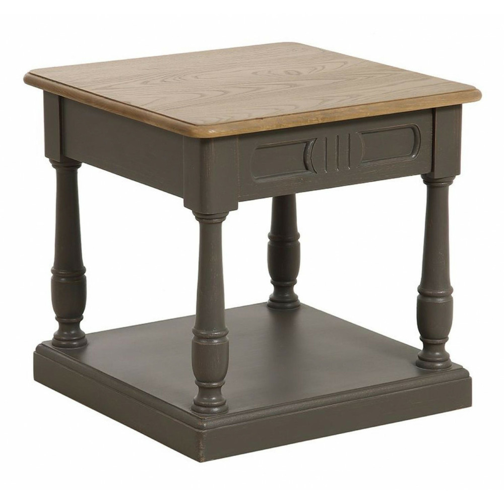 Bout de canapé bois marron - manoir interior's