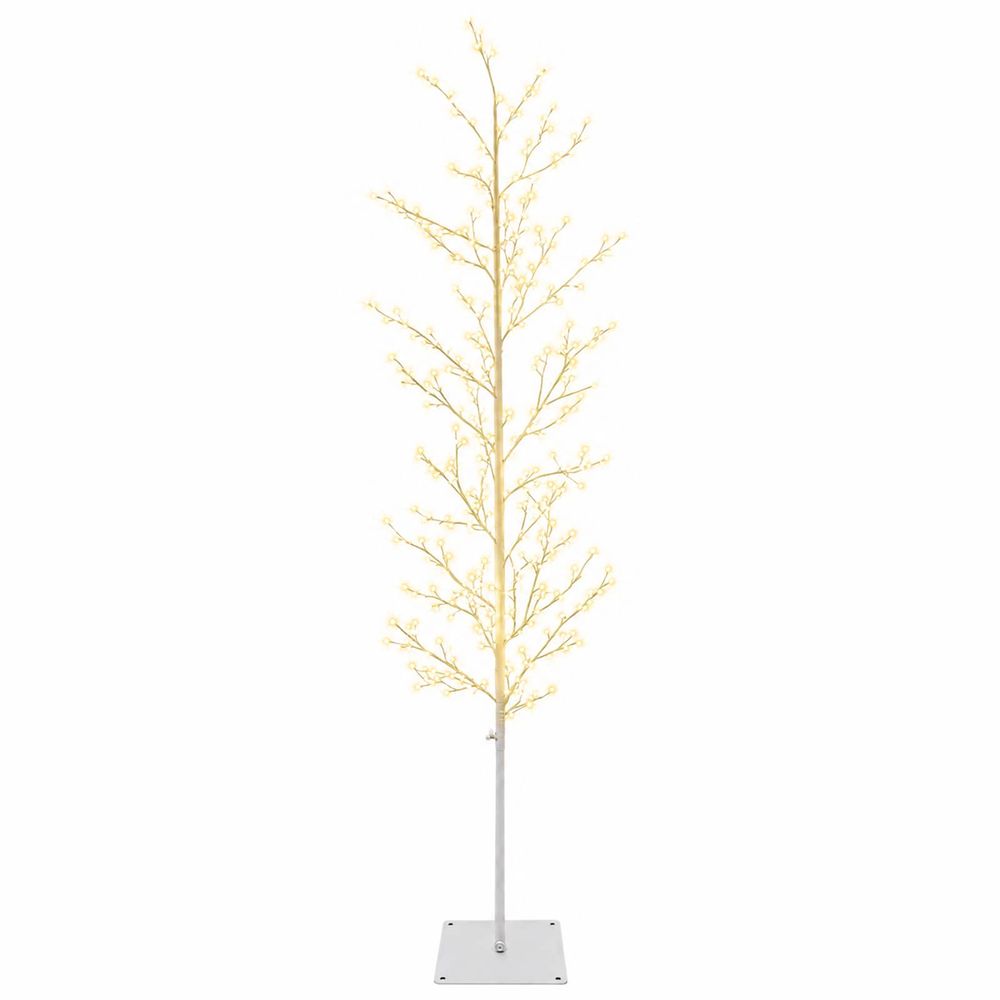 Petit sapin de noël bouleau blanc 20 x 20 x 180 cm acier