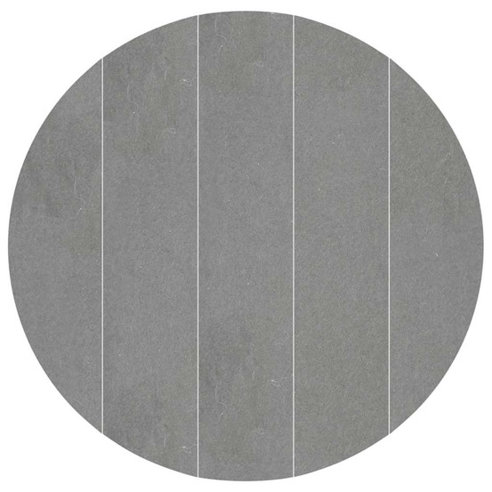 Tapis de piscine gris clair ø 610 cm géotextile en polyester