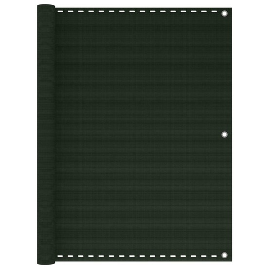Écran de balcon brise pare vue protection confidentialité 120 x 300 cm pehd vert foncé