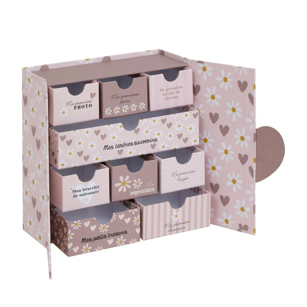Coffret de naissance à souvenirs 