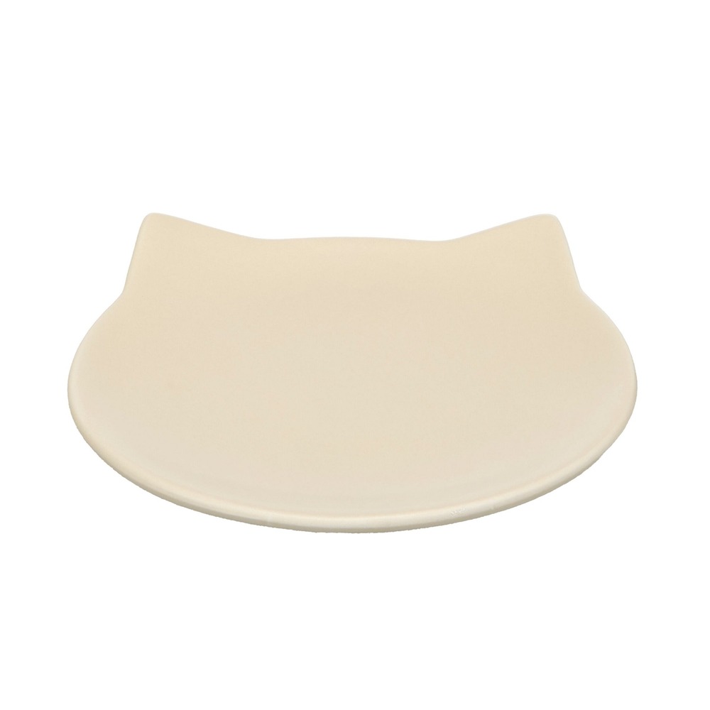 Gamelle plat en céramique pour chat anti-stress filou