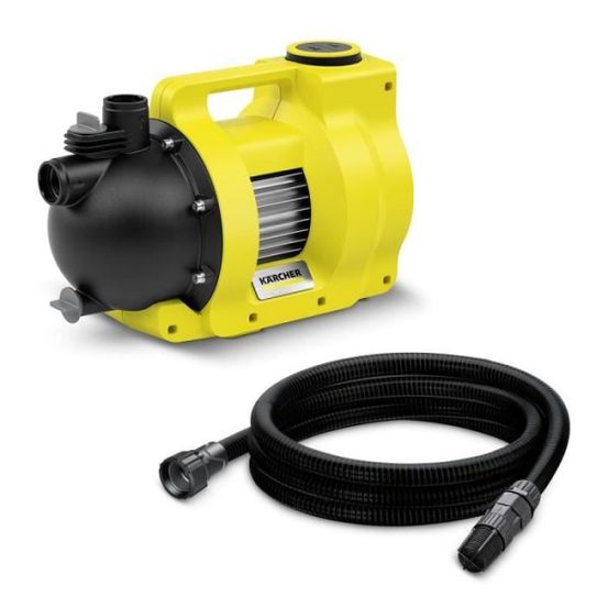 Pompe d'arrosage karcher bp 6.000 garden set pour petits jardins jusqu'a 800 m²